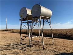 (2) Steel Fuel Tanks 