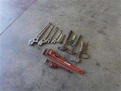 Ridgid 24" Pipe Wrench & Misc Tools 