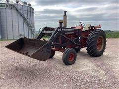 1970 International 1456 2WD Tractor W/Loader 