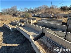 8' Concrete Feed Bunks 