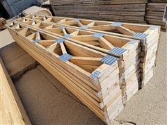 Manufactured Wood Floor Trusses 