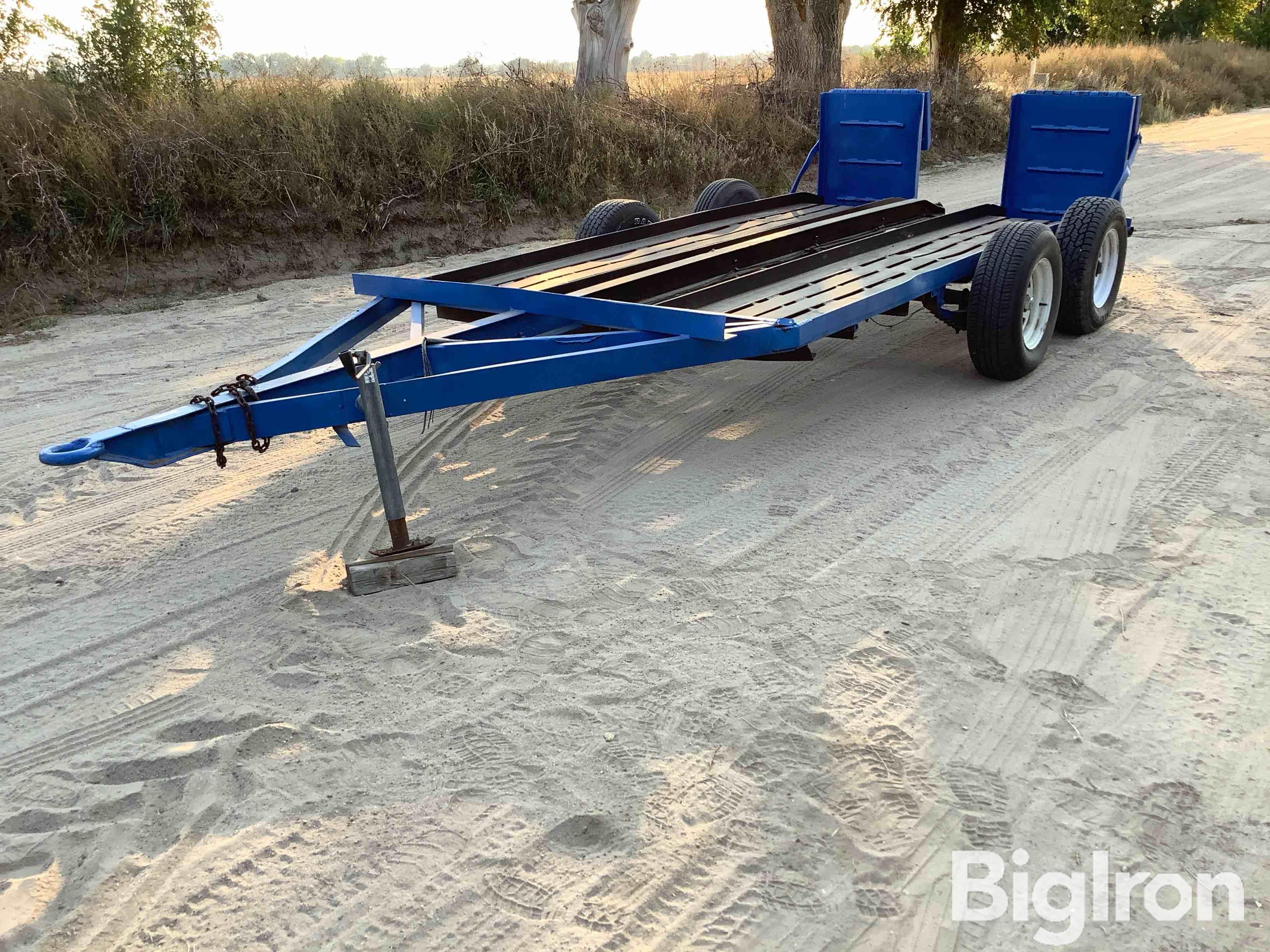 Custom Built T/A Skid Steer Trailer 