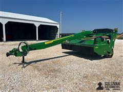 2022 John Deere C350 MoCo Pull-Type Center Pivot Mower Conditioner 