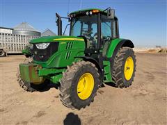 2017 John Deere 6110M MFWD Tractor 