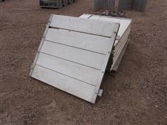 42"x44" Poly Hog Gates W/Stainless Steel End Plates 