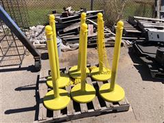 Yellow Bollards 