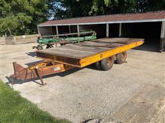 1971 Miller Tilt Bed T/A Flatbed Trailer 