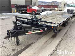 2018 Norstar Ironbull 24' T/A Tilt Deck Flatbed Trailer 