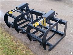 2023 Mid-State Brush Grapple Skid Steer Attachment 