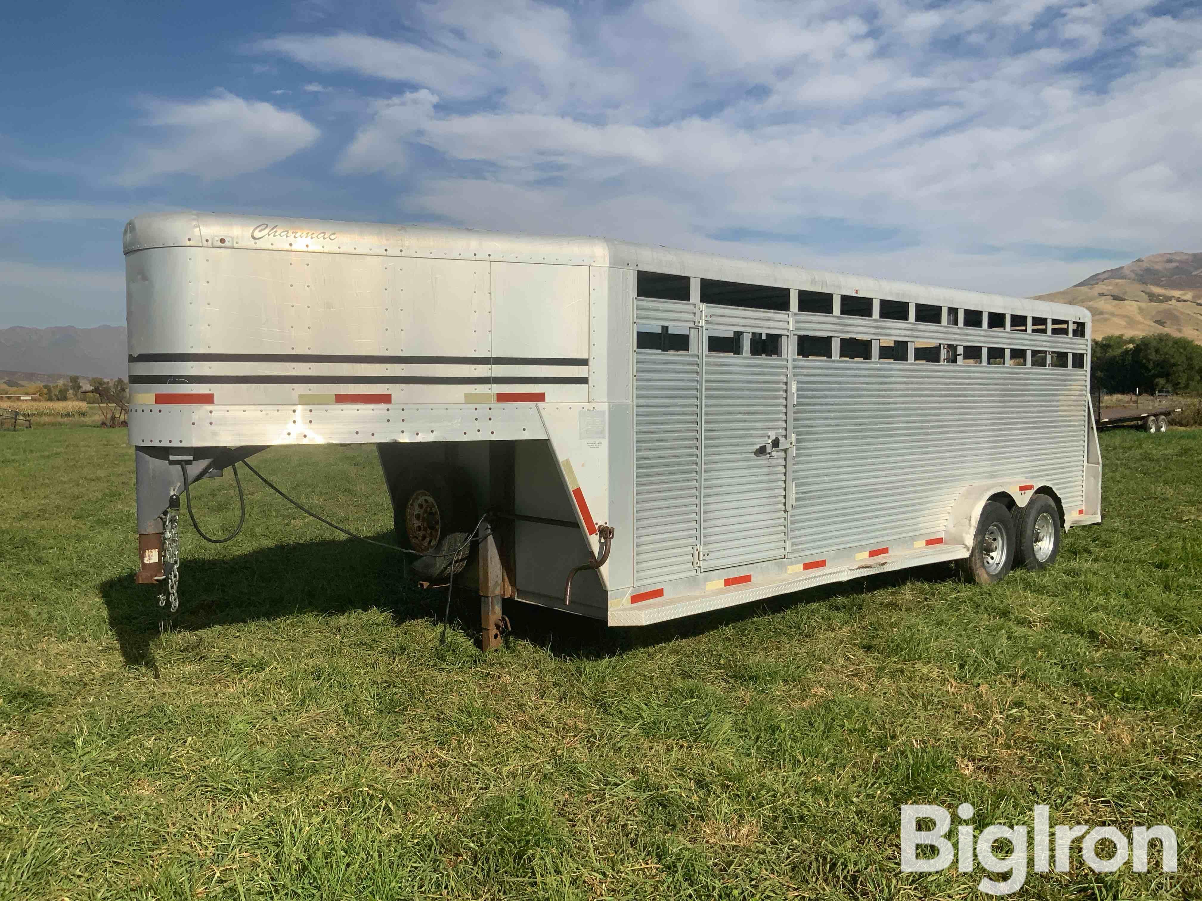 1993 Charmac T/A Gooseneck Cattle Trailer 