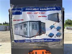 2023 Bastone 0207 15’ X 20’ Portable Warehouse 