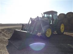 2002 John Deere 7810 MFWD Tractor W/Loader 
