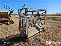 Squeeze Chute W/Tailgate & Headgate 