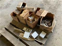 Assorted Exhaust Clamps And Exhaust Parts 