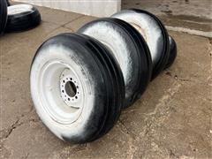 Various Brands 11L-15 Implement Tires On 6-bolt Wheels 