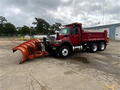 2012 International 7400 T/A Dump Truck W/Plow 