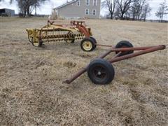 New Holland 260 RH Delivery Parallel Bar Rake W/ 2-Rake Hitch 