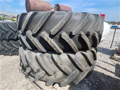 Michelin 620/70R46 Tires On 10-bolt Wheels 