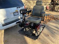 Invacare Pronto M51 Electric Wheel Chair With Receiver Hitch Carrier 
