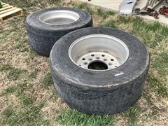 Goodyear 445/50R22.5 Tires On Rims 