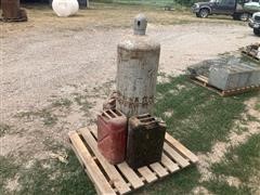 Portable Fuel Tanks And Propane Bottle 