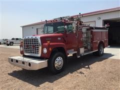 1982 Ford L9000 S/A Fire Truck 