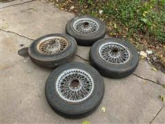 MG Knock-Off Spoke Rims & Tires 