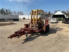 Hyster 40 Forklift W/T/A Trailer 