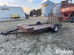 12x6 S/A Flatbed Trailer 