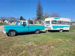 1964 Ford 100 Pickup & Camper 