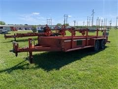 1995 Rice 18' T/A Reel Utility Trailer 