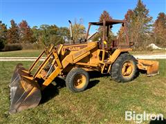 Case 480F LL Construction King 2WD Landscape Tractor W/hydraulic Box Blade 