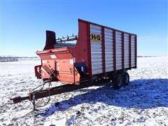 H&S 501 T/A 16' Front Unload Feeder Wagon 