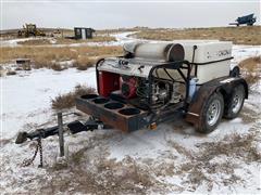 Alkota 300 Gallon T/A Trailer Mounted Hot Pressure Washer 