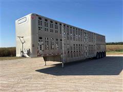 2014 Wilson PSDCL-402 Quad/A Livestock Trailer 