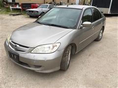 2005 Honda Civic 2WD 4-Door Sedan 