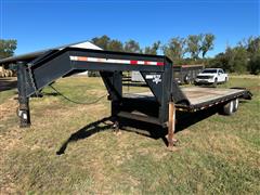 2001 PJ T/A Gooseneck Flatbed Trailer 