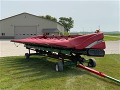 2010 Case IH 3408 Corn Header & Trailer 