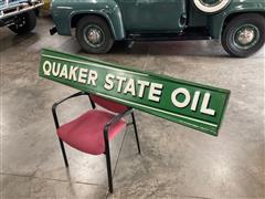 Quaker State 6' Metal Sign 