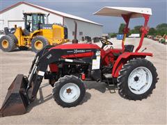 Tractor King 254 MFWD Compact Utility Tractor W/Loader 