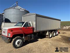 1992 GMC C7000 TopKick Tri/A Grain Truck 