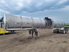 2003 West Mark T/A Stainless Steel Tanker Trailer 