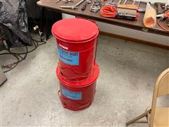 Safe-T-Way Oily Waste Cans 