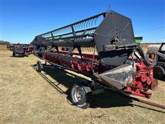 1997 Case IH 1020 25’ Grain Header W/Trailer 