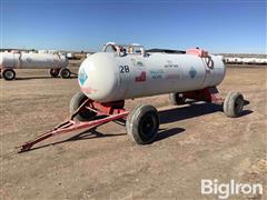 1,000-Gallon NH3 Tank On Running Gear 