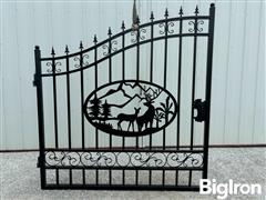 2024 Greatbear 14' Bi-Parting Wrought Iron Gate 