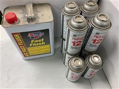 Interdynamics Refrigerant 12 & CarQuest A/C Fast Flush 