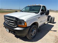 2001 Ford F450 XL Super Duty 4x4 Cab & Chassis 