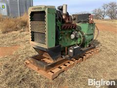 1997 John Deere 6-Cyl Skid Mounted Diesel Gen Set 