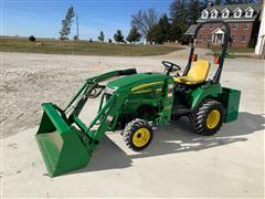 2006 John Deere 2305 Compact Utility Tractor W/Loader & Attachments 